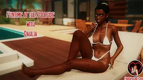Fvr - 18 - Funtime At The Poolside - With Dahlia