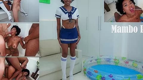 Ana Sasuga, Beautiful Breasts Ebony, First Double Anal And Drinks