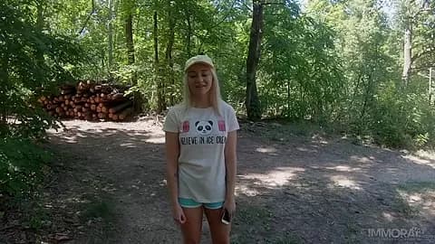 Marilyn Sugar Gets Lost In The Woods!
